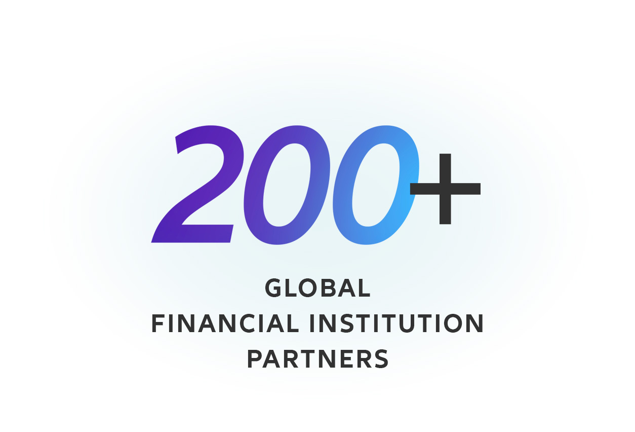200+ Global Financial Institution Partners